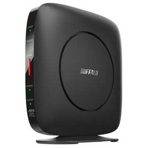 BUFFALO 無線LANルーター(Wi-Fiルーター) Wi-Fi 6(ax)/ac/n/a/g/b 目安：?4LDK/3階建 ブラック WSR3200AX4SBK