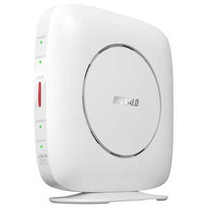 BUFFALO 無線LANルーター(Wi-Fiルーター) Wi-Fi 6(ax)/ac/n/a/g/b 目安：?4LDK/3階建 ホワイト WSR3200AX4SWH