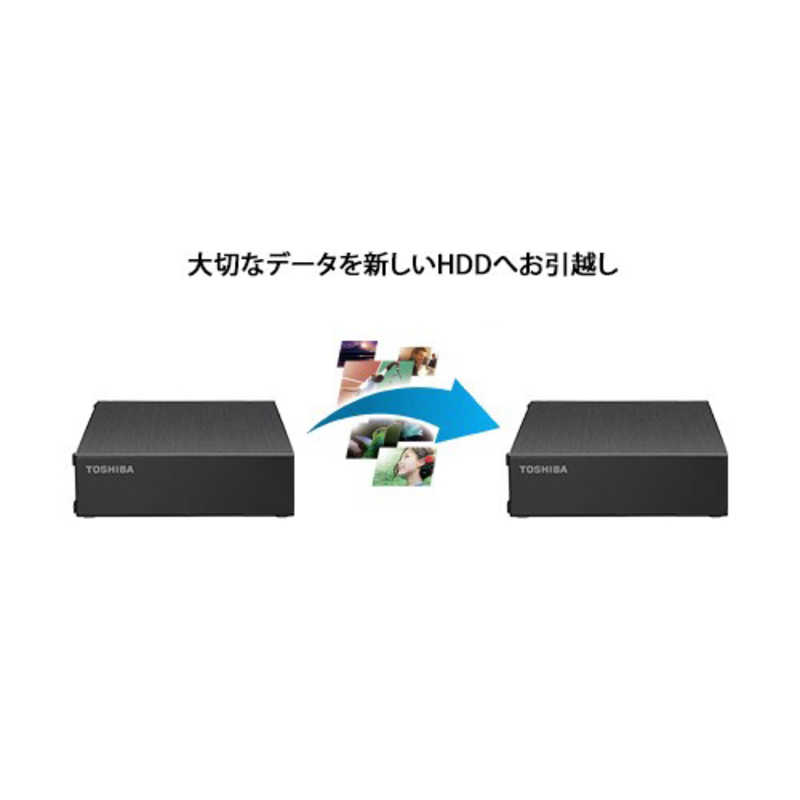 BUFFALO USB3.2(Gen1)対応 外付けHDD 東芝 Canvio Desktop[3.5インチ /6TB] HD-TDA6U3