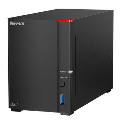 BUFFALO　NAS［2TB搭載 /2ベイ］ LinkStation 2.5GbE搭載 高速モデル ブラック 　LS720D0202 : バッファロー BUFFALO リンクステーション LS720D⁄N