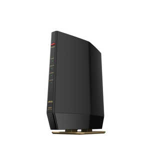 BUFFALO 無線LANルーター(Wi-Fiルーター) Wi-Fi 6(ax)/ac/n/a/g/b 目安：?4LDK/3階建 ブラック WSR5400AX6SMB