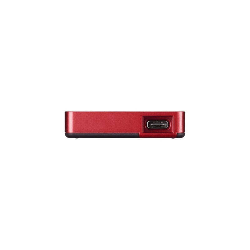 BUFFALO BUFFALO 【アウトレット】SSD-PGM1.0U3-RC 外付けSSD USB-C＋USB-A接続 (PS対応) レッド [1TB /ポータブル型] SSD-PGM1.0U3-RC SSD-PGM1.0U3-RC