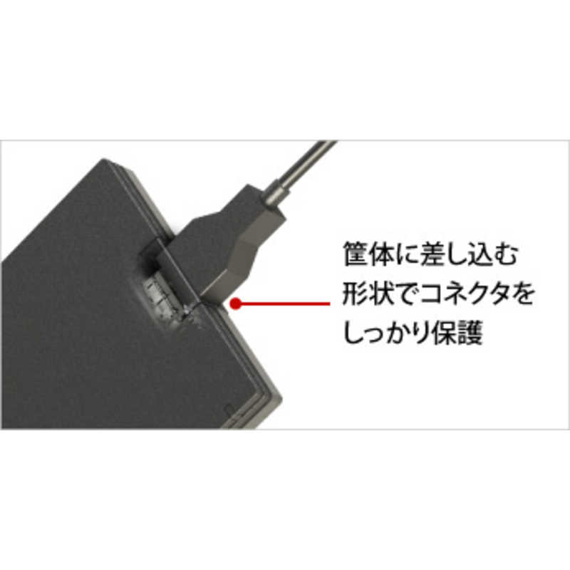 BUFFALO BUFFALO 外付けSSD USB-A接続 ブラック [ポータブル型 /2TB] SSD-PG2.0U3-BC SSD-PG2.0U3-BC