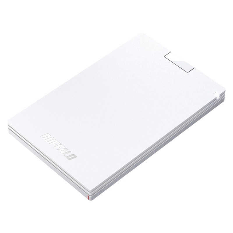 BUFFALO BUFFALO 外付けSSD USB-A接続 ホワイト [ポータブル型 /2TB] SSD-PG2.0U3-WC SSD-PG2.0U3-WC