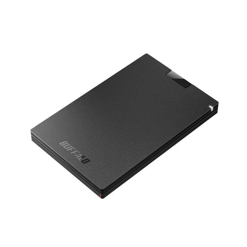 BUFFALO BUFFALO SSD-PGC1.0U3-BC 外付けSSD USB-C＋USB-A接続 (PS対応) ブラック [1TB /ポータブル型] SSD-PGC1.0U3-BC SSD-PGC1.0U3-BC