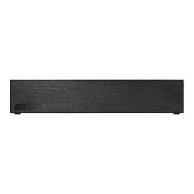 BUFFALO 外付けHDD USB-A接続 テレビ・パソコン両対応 ブラック 