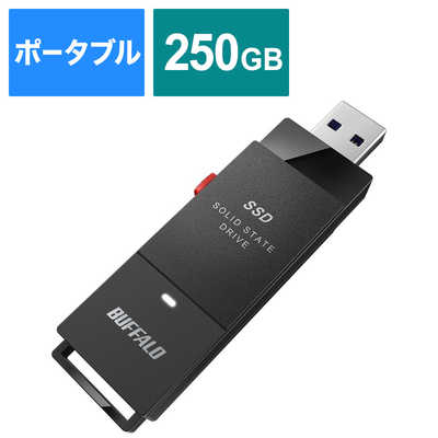 ポータブルSSD★500GB★持ち運びに便利★SSD-PUT500U3-BKC