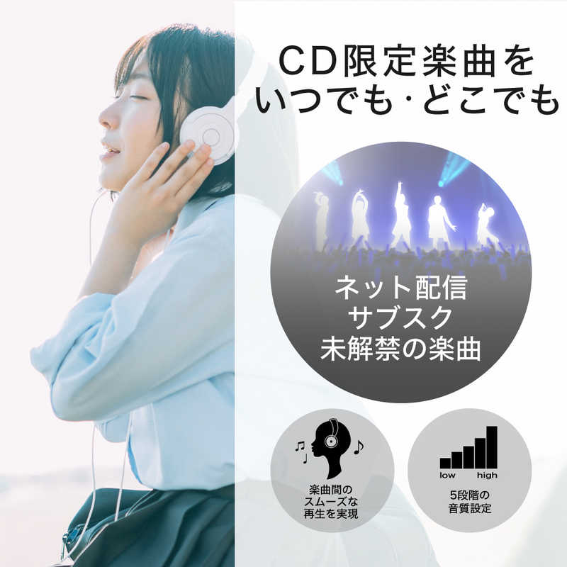 BUFFALO BUFFALO スマートフォン用CDレコーダー｢ラクレコ｣Wi-Fiモデル ホワイト RR-W1-WH RR-W1-WH