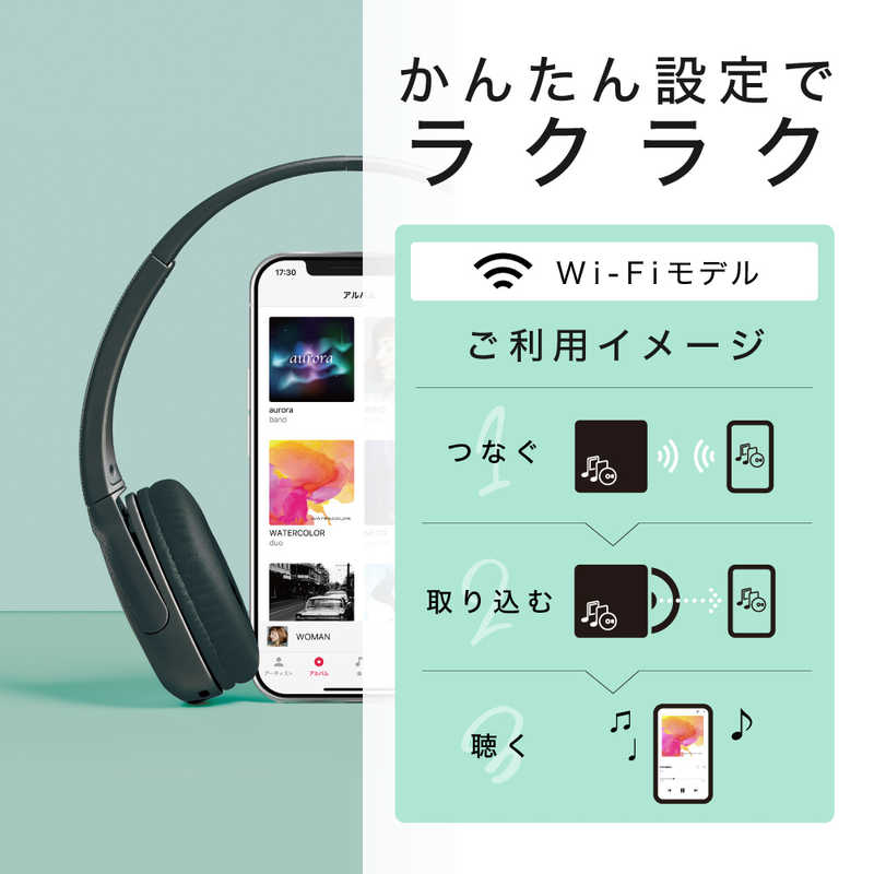 BUFFALO BUFFALO スマートフォン用CDレコーダー｢ラクレコ｣Wi-Fiモデル ホワイト RRW1WH RRW1WH