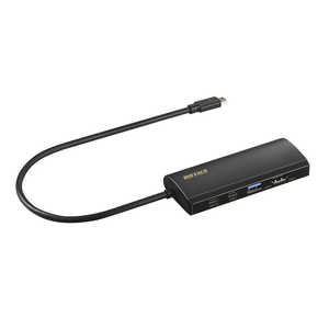 BUFFALO ɥå󥰥ơ ֥å USB-C ᥹ HDMI / LAN / USB-A / USB-Cx2 USB PDб 100W LUD-U3-CGHDBK
