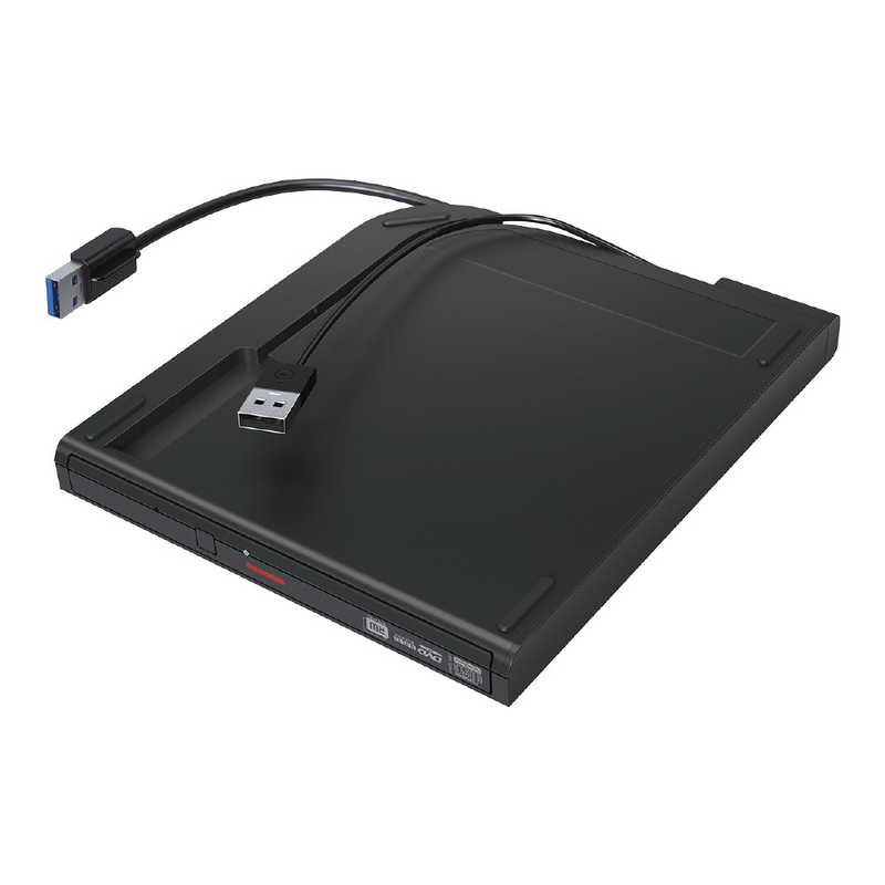 BUFFALO DVDドライブ 外付け 光学式 DVD CD ポータブル Mac/Win ブラック DVSM-PTV8U3-BKB の通販 |  カテゴリ：パソコン・周辺機器・プリンター | BUFFALO 家電通販のコジマネット - 全品代引き手数料無料