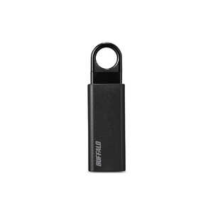 BUFFALO ノックスライドUSBメモリ ブラック [128GB /USB TypeA /USB3.1 /ノック式] RUF3-KS128GA-BK