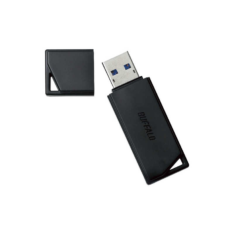 BUFFALO BUFFALO 抗ウイルス･抗菌USBメモリ ブラック [32GB /USB TypeA /USB3.2 /キャップ式] RUF3-KVB32G-BK RUF3-KVB32G-BK