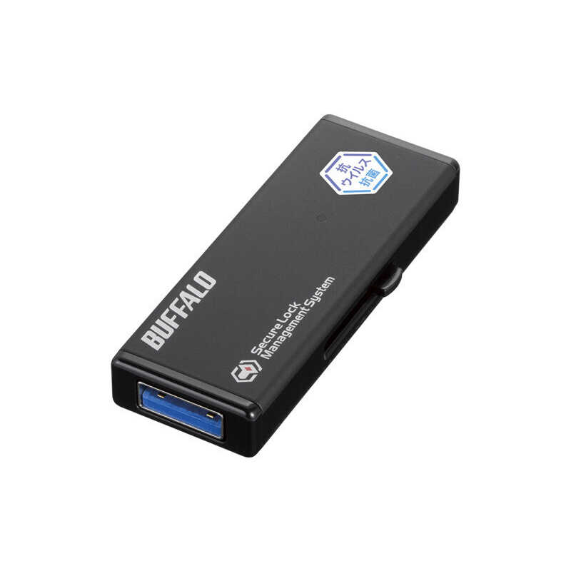 BUFFALO BUFFALO USBメモリ SIAA抗菌(Mac/Windows11対応) [16GB /USB TypeA /USB3.2 /スライド式] RUF3-HSVB16G RUF3-HSVB16G