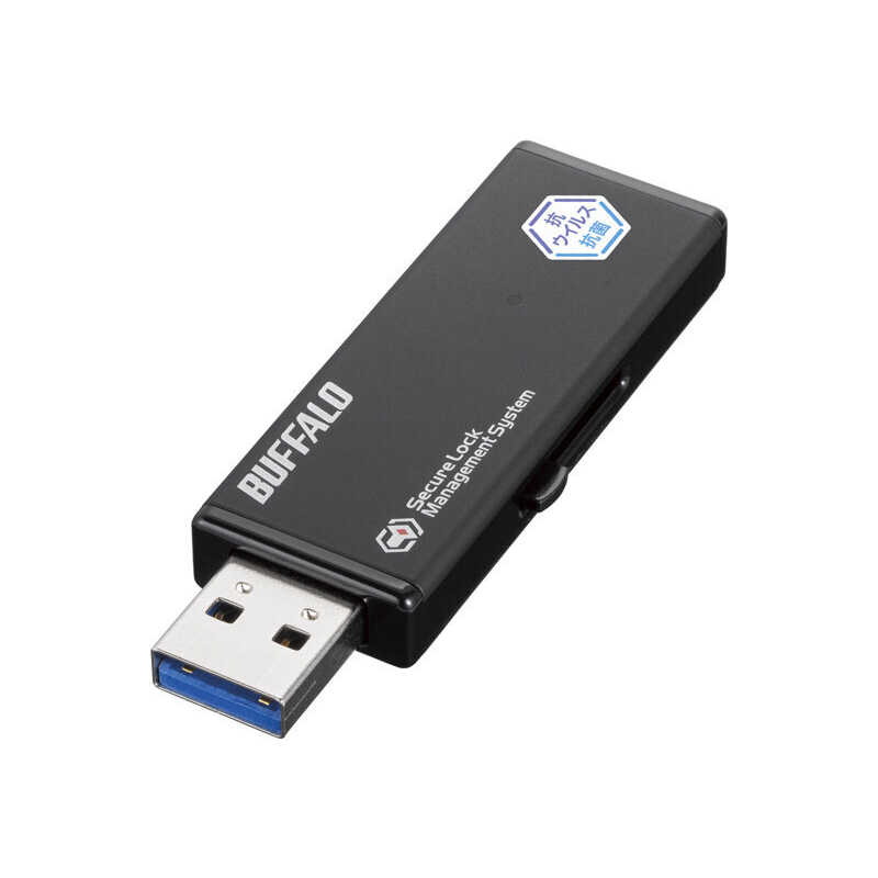 BUFFALO BUFFALO USBメモリ SIAA抗菌(Mac/Windows11対応) [16GB /USB TypeA /USB3.2 /スライド式] RUF3-HSVB16G RUF3-HSVB16G