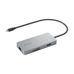 BUFFALO Type-C接続ドッキングステーション PD対応カードリーダー付 [USB Power Delivery対応] LUD-U3-CGCSV