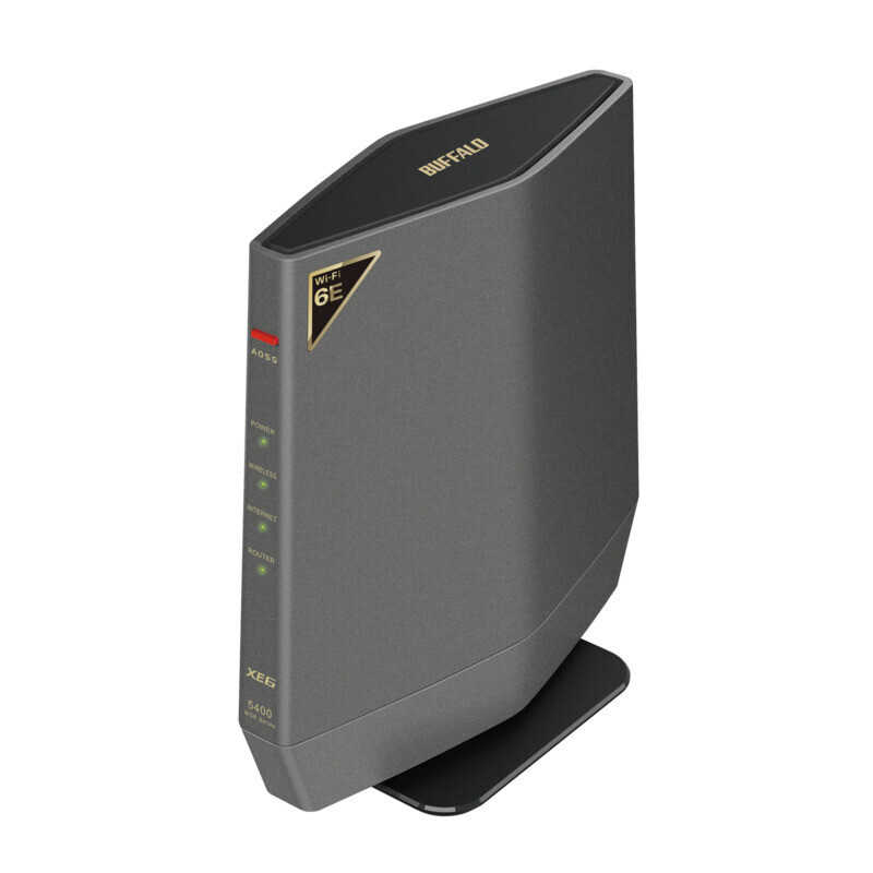 BUFFALO BUFFALO AirStation Wi-Fi 6E 対応トライバンドルーター チタニウムグレー ［Wi-Fi 6E(ax) /IPv6対応］ WSR-5400XE6 WSR-5400XE6