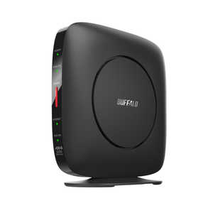 BUFFALO ڥȥåȡWi-Fi롼 Ƶ 2401+800Mbps ֥å [Wi-Fi 6(ax)/ac/n/a/g/b] WSR-3200AX4B-BK