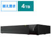 BUFFALO 外付けHDD USB-A接続 テレビ・レコーダー録画用(Chrome/Mac/Windows11対応) ブラック [4TB /据え置き型] HD-SQS4U3-A