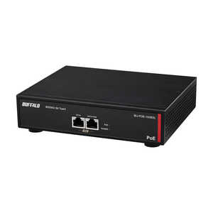 BUFFALO BIJ-POE-10GB3L ［法人向け 802.3bt対応 PoEインジェクター］ ブラック BIJ-POE-10GB3L