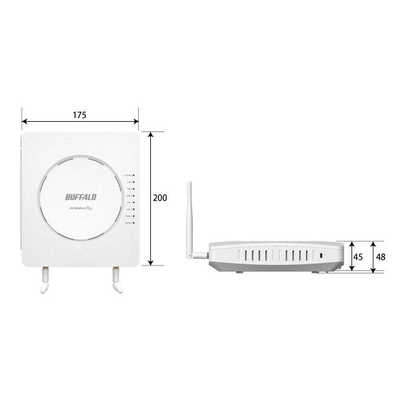 BUFFALO 法人向け Wi-Fi 6(11ax)デュアルバンド無線LANアクセス