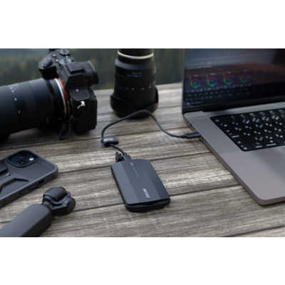 BUFFALO SSDPHP4.0U3BA 外付けSSD USB-C＋USB-A接続 PS5/PS4対応