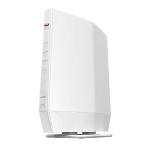 BUFFALO Wi-Fiルーター 4803+573Mbps AirStation(ネット脅威ブロッカー2対応･プレミアムモデル) [Wi-Fi 6(ax) /IPv6対応] ホワイト WSR-5400AX6P-WH