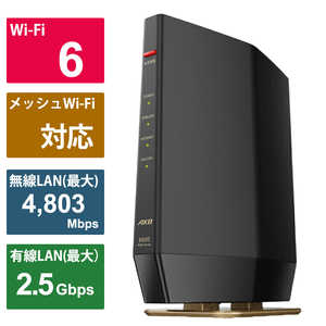 BUFFALO Wi-Fi롼 48031146Mbps AirStation(ͥåȶҥ֥å2бץߥǥ) Wi-Fi 6(ax) /IPv6б ޥåȥ֥å WSR6000AX8PMB