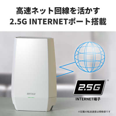 BUFFALO Wi-Fiルーター AirStation Wi-Fi6E(11ax)対応