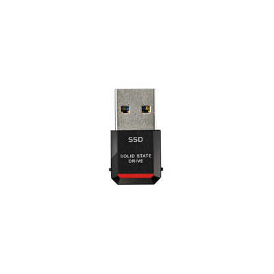 BUFFALO 外付けSSD USB-A接続 ［1TB /ポータブル型］ ブラック