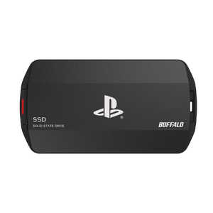 BUFFALO PlayStationR5公式ライセンス商品ポータブルSSD高速モデル ［1TB /ポータブル型］ SSD-PHO1.0U3-B