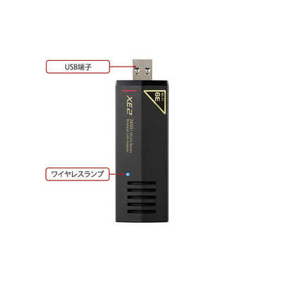 BUFFALO Wi-Fi アダプター AirStation Wi-Fi 6E 対応