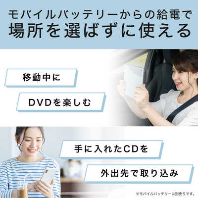 お値下げ中！バッファロー ラクレコ BUFFALO スマホ用CDレコーダー「ラクレコ＋」DVD再生＆microSD