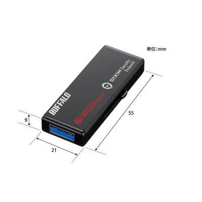 法人向けセキュリティーUSBメモリー ウイルスチェック 3年 8GB RUF3-HS8GEV3 BUFFALO 法人向けセキュリティーUSBメモリー ウイルスチェック3年