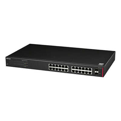 BUFFALO 法人向け レイヤー2 Giga スマートスイッチ BS-GS2124 の通販 