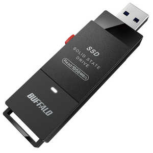 BUFFALO USB3.2(Gen2)б TVϿ ƥå TypeCͥ° 250GB /ݡ֥뷿 SSD-SCH250U3-BA