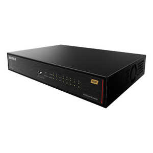 BUFFALO スイッチングハブ ［8ポート / 10Giga対応 / ACアダプタ］ 金属筐体 LXW-10G8
