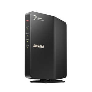 BUFFALO Wi-Fi롼 AirStation ǥ奢Х 2882688Mbps ֥å Wi-Fi 7(be) / IPv6б WSR3600BE4P/CBK