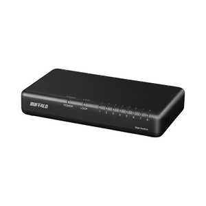 BUFFALO Giga対応 スイッチングハブ 8ポート プラスチック筐体/電源外付けモデル マグネット付 ブラック LSW7-GT-8EP/CBK BUFFALO Giga対応 スイッチングハブ 8ポート プラスチック筐体/電源外付けモデル マグネット付 ブラック LSW7-GT-8EP/CBK