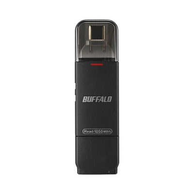 BUFFALO USB 3.2(Gen2) Type-C/Type-A両対応 スティック型SSD