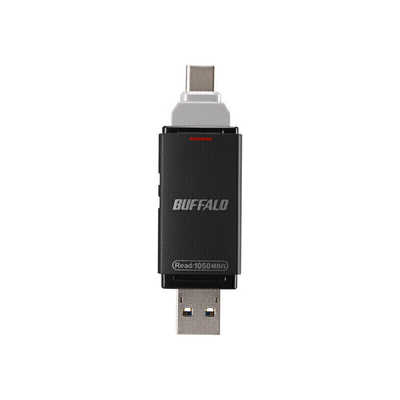 BUFFALO USB 3.2(Gen2) Type-C/Type-A両対応 スティック型SSD
