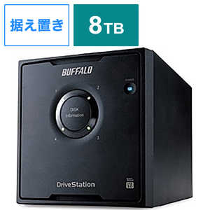 BUFFALO ドライブステｰション 外付けHDD 4ドライブモデル ｢8TB｣ HD-QL8TU3/R5J