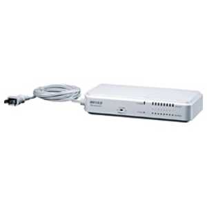 BUFFALO レイヤｰ2 Giga対応 ノン･インテリジェントスイッチ タップ型モデル BS-G2108UR-TP