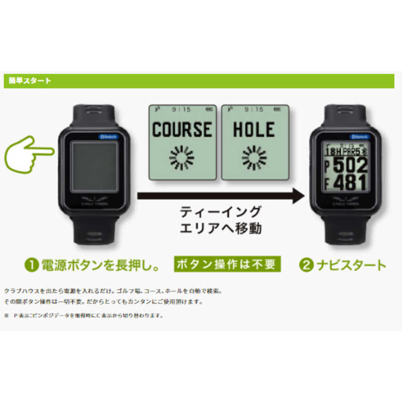 朝日ゴルフ用品 朝日ゴルフ用品 GPS ゴルフナビゲーション ウォッチ EAGLE VISION watch 6(ホワイト)  EV-236 EV-236