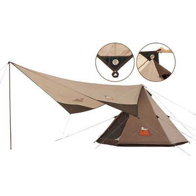 ロゴス　SNOOPY ウィングタープセット ［ファミリー(3人以上)］　86001098 ロゴス SNOOPY ウィングタープセット ［ファミリー(3人以上