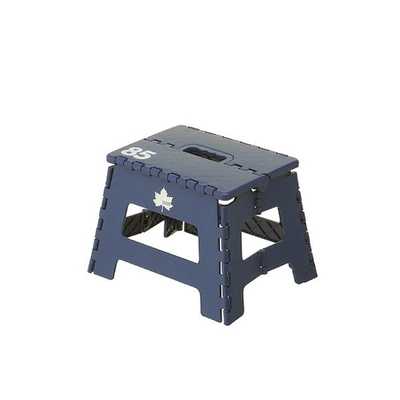 ロゴス 踏み台兼折りたたみ式チェア パタントチェア S(ネイビ