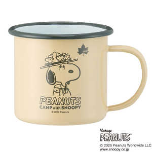 ロゴス SNOOPY ホーローマグ 86001168