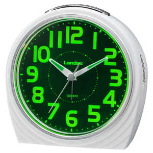 LANDEX (ランデックス)目覚まし時計 ベルイチ ［アナログ］ ホワイト YT5300WH