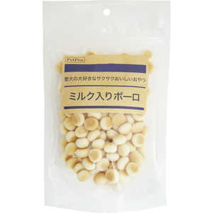 ペットプロジャパン おやつ ミルク入りボーロ 80g ペットプロジャパン おやつ ミルク入りボーロ 80g