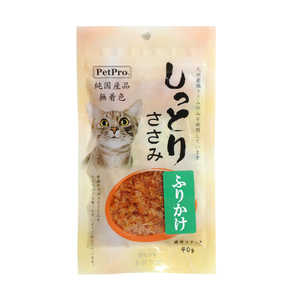 ペットプロジャパン 純国産しっとりささみ ふりかけ 40g 猫用スナック ペットプロジャパン 純国産しっとりささみ ふりかけ 40g 猫用スナック